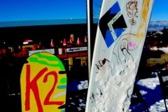 Personalized ski graphics by Sage Thatcher