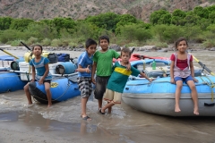 Kids-playing-on-the-rafts